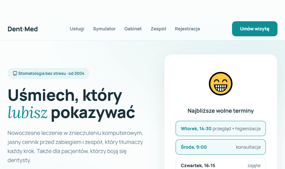 Nowa strona Dent-Med